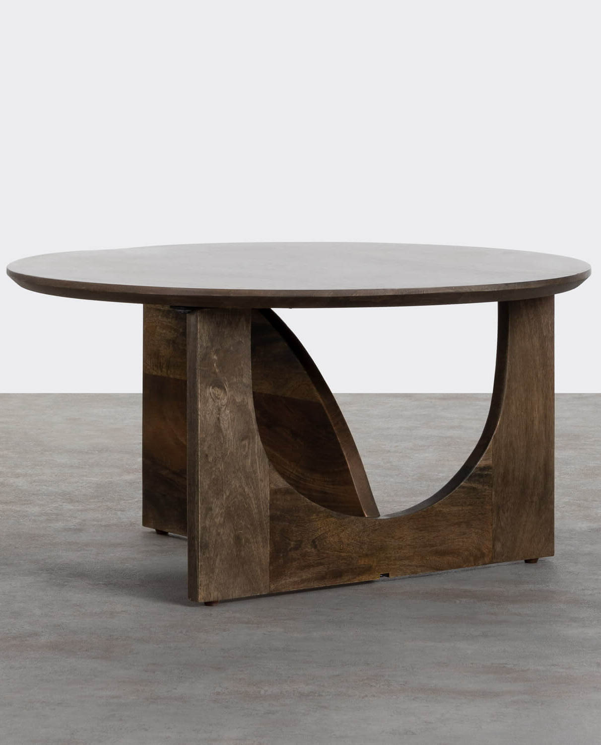 Tavolino da Caffé Rotondo in Legno (Ø80 cm) Anouk, immagine della galleria 1