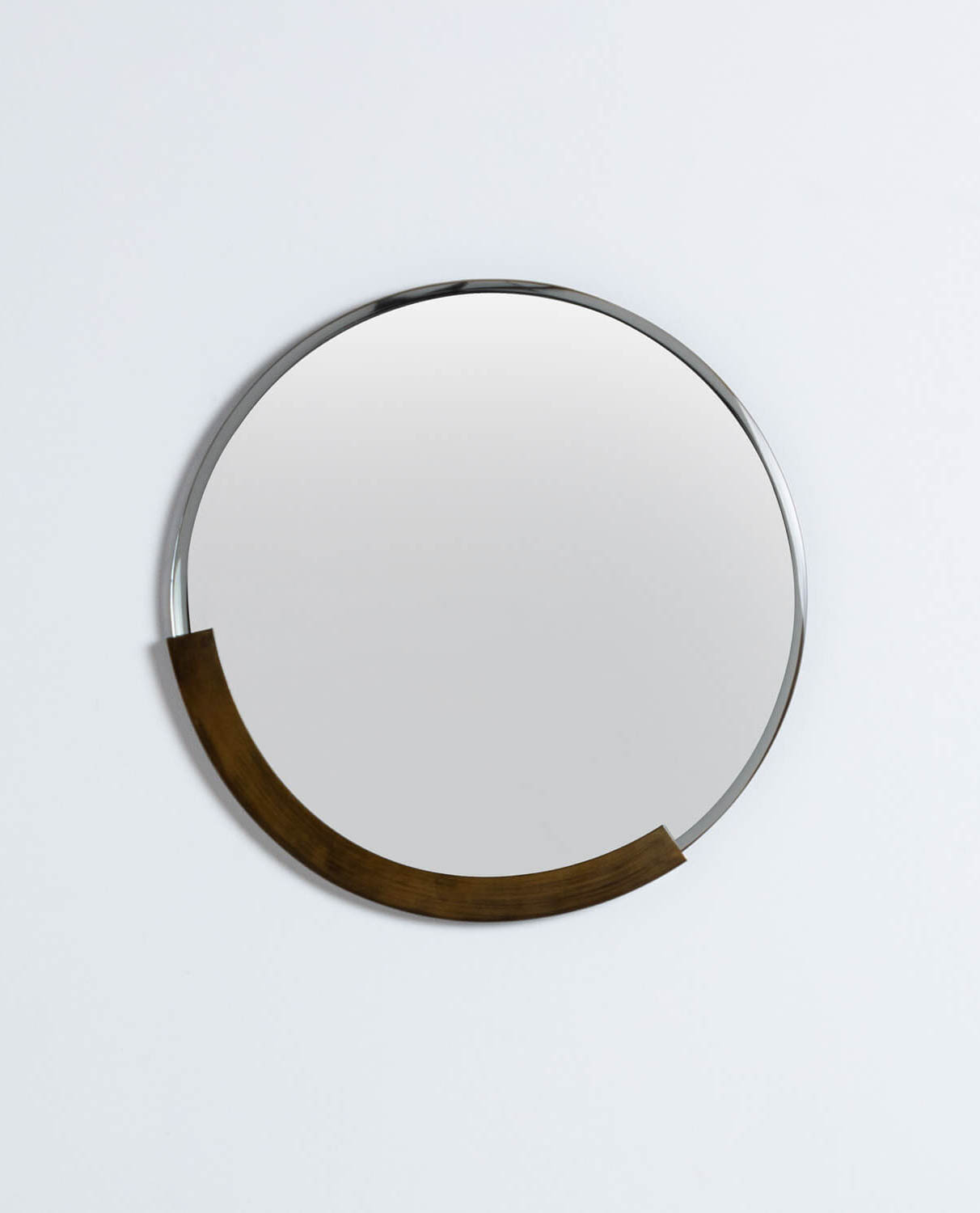 Specchio da Parete Rotondo in Metallo Fedrie 