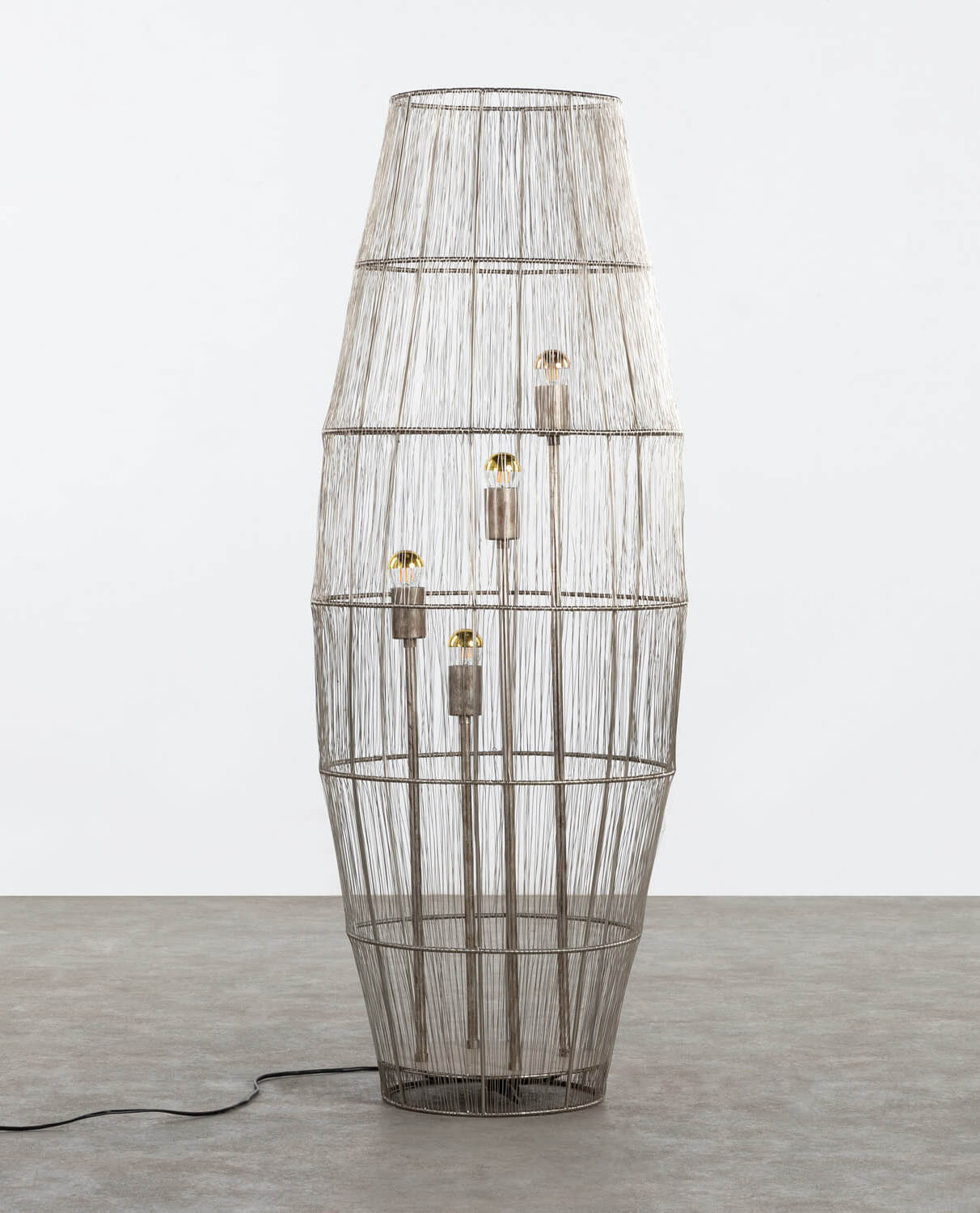 Lampada da Terra Alta in Ferro Saori, immagine della galleria 1