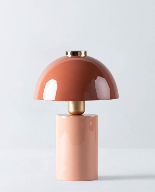 Lampada da Tavolo in Metallo (Ø20,5 cm) Seta