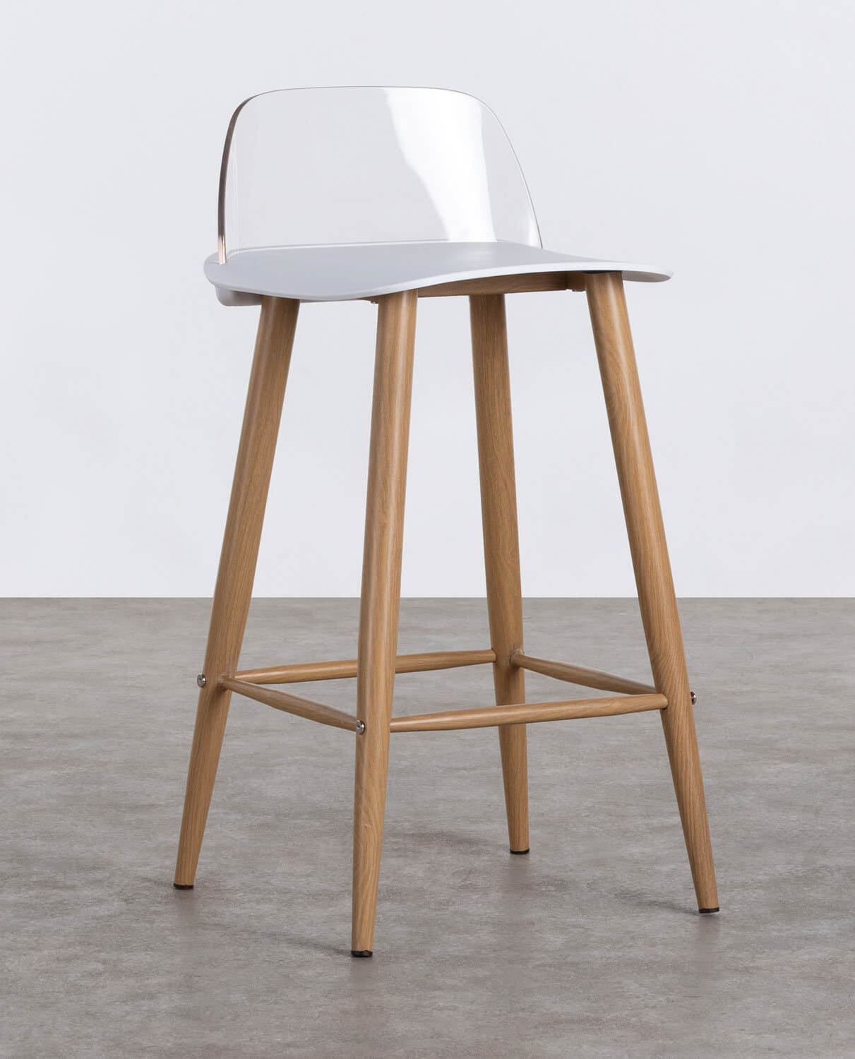 Sgabello Alto in Polipropilene e Metallo New Peak (65,5 cm) , immagine della galleria 1