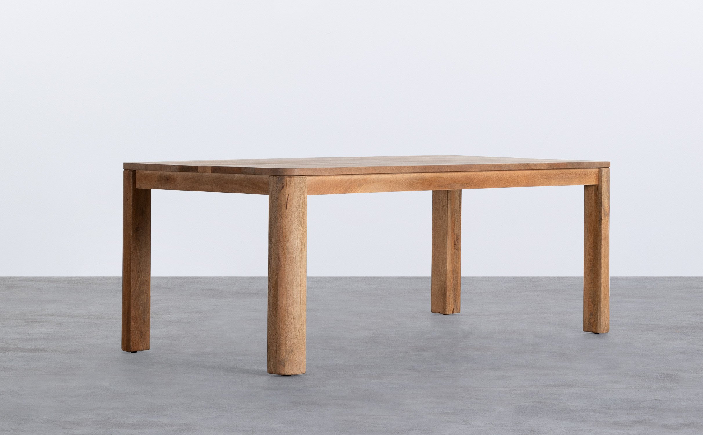 Tavolo da Pranzo Rettangolare in Legno di Mango (200x100 cm) Valde, immagine della galleria 1
