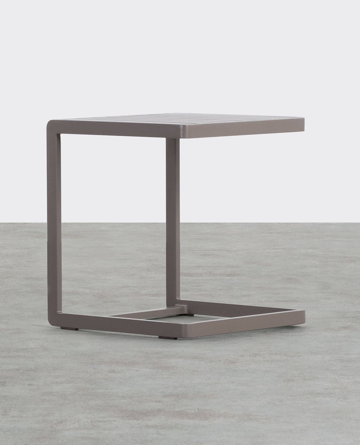 Tavolino Ausiliario in Alluminio (40x40 cm) Kreta, immagine della galleria 1