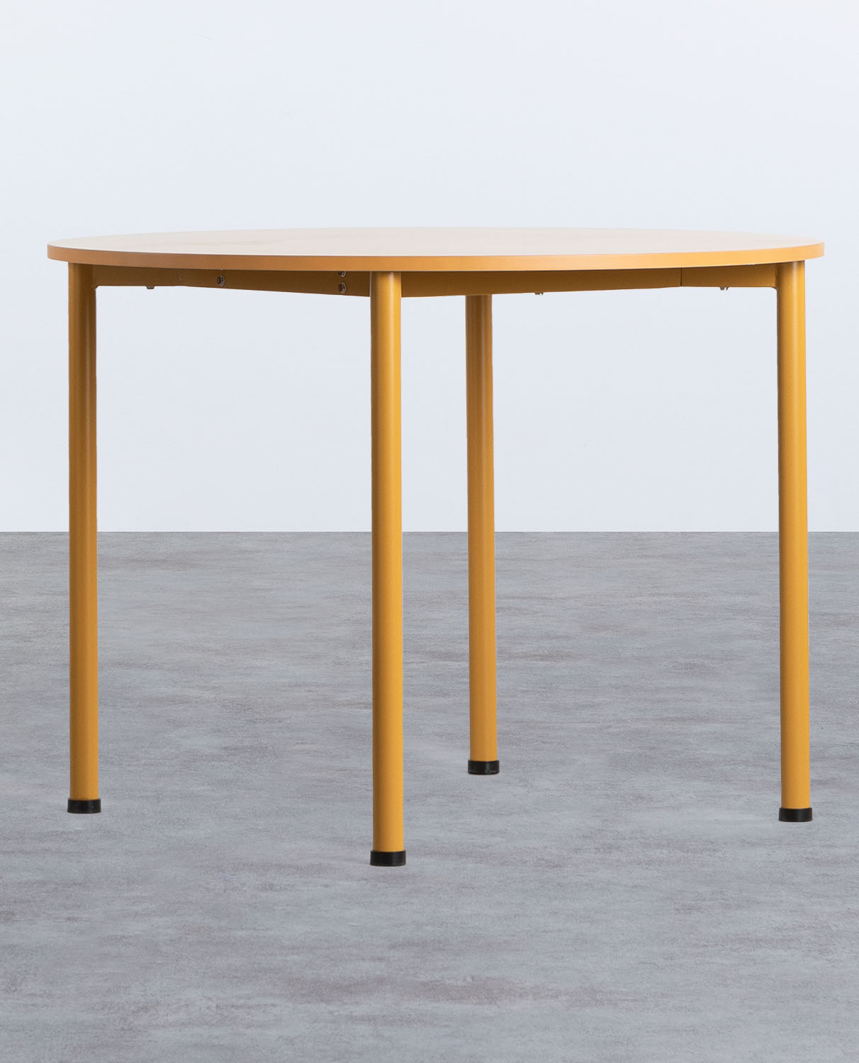 Tavolo da Pranzo Rotondo in Legno (Ø100 cm) Cesy, immagine della galleria 1
