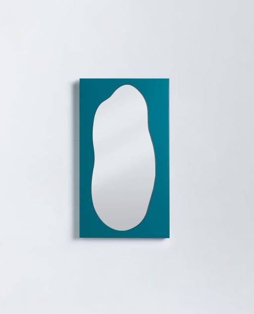 Specchio da Parete Rettangolare in Metallo (80x45 cm) Yuli 