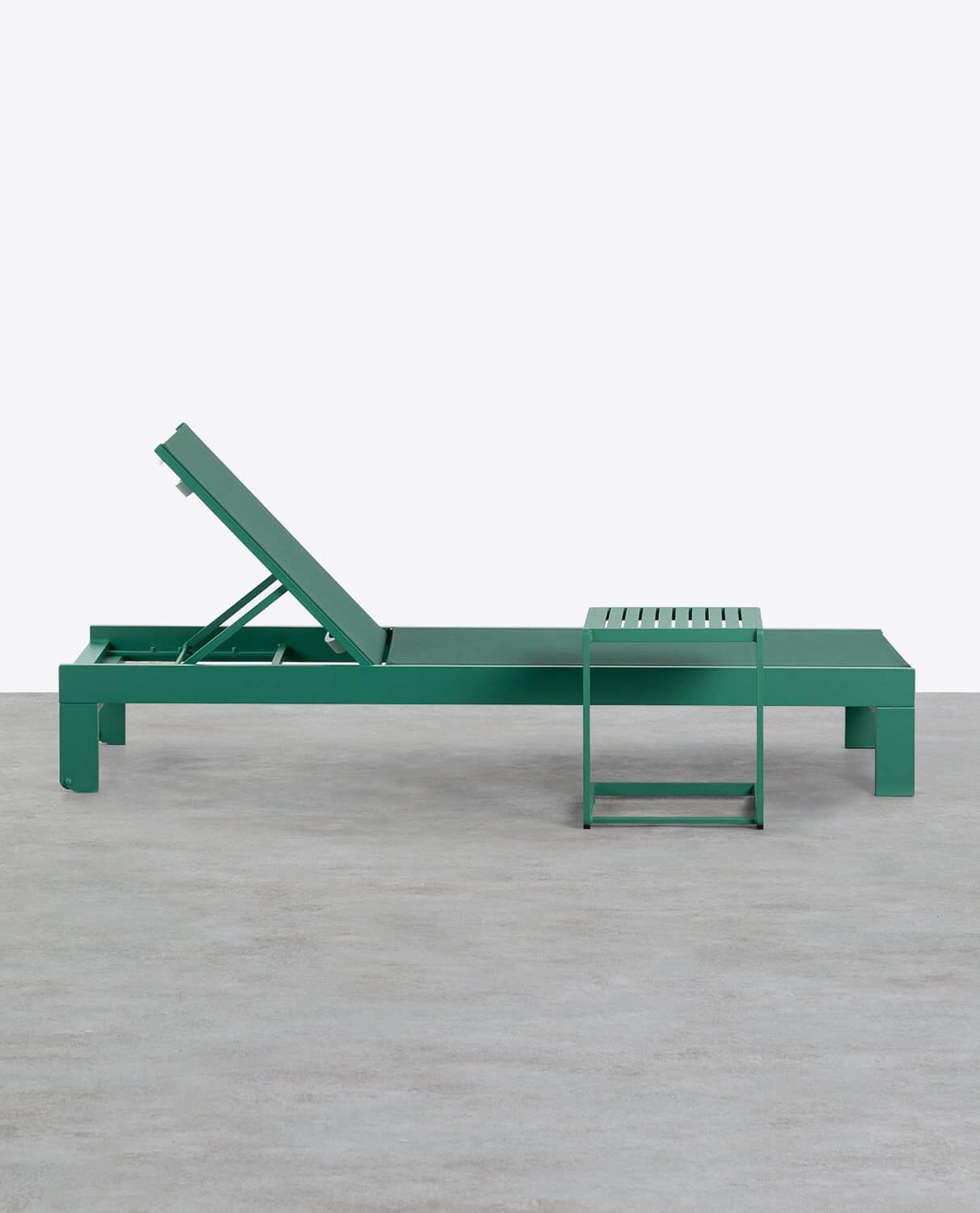 Lettino e Tavolino Ausiliario in Alluminio New Kreta , immagine della galleria 2