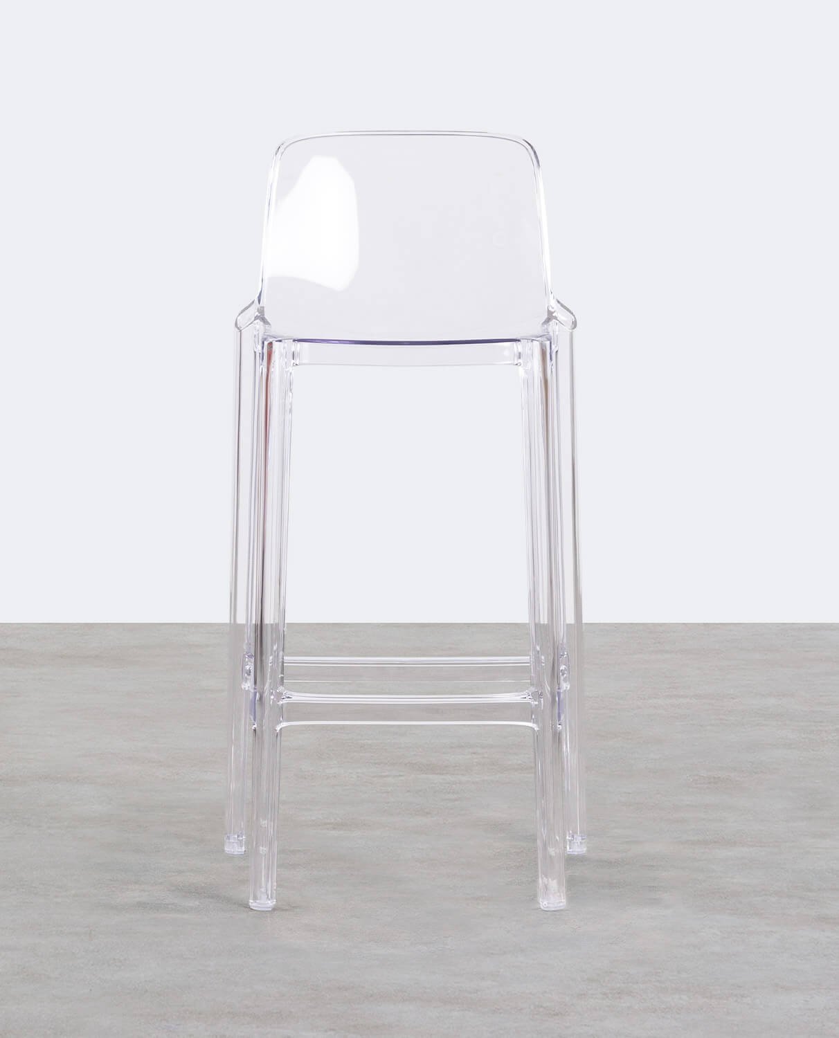 Sgabello Alto Sgabelli Policarbonato Trasparente Sgabelli In