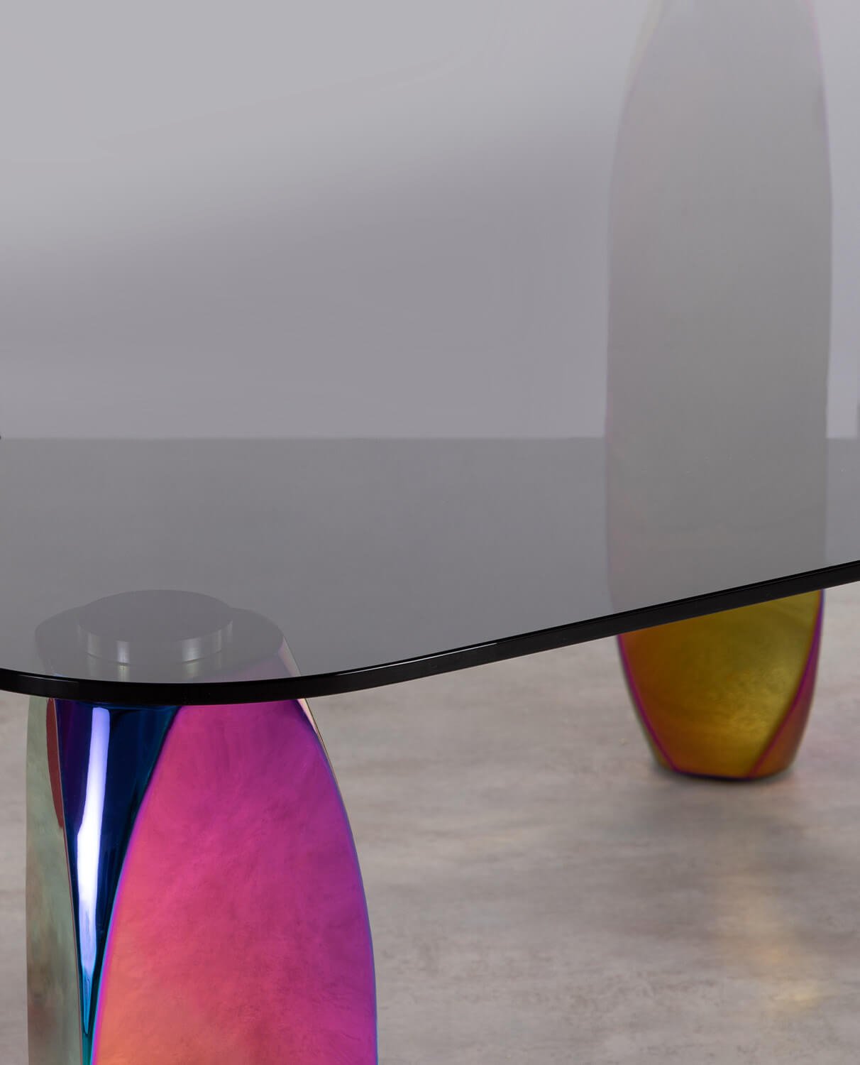 Tavolo da Pranzo Quadrato in Vetro Temperato (150x150 cm) Iris, immagine della galleria 2