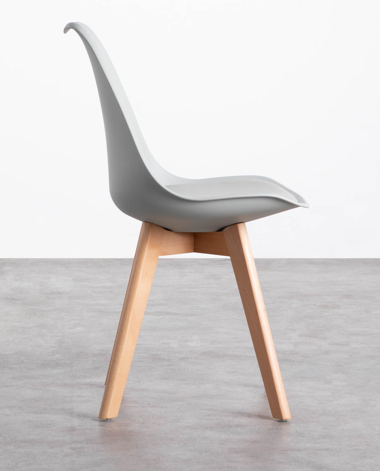 Pack di 2 Sedie da Pranzo in Polipropilene e Legno Fine Freya, immagine della galleria 2