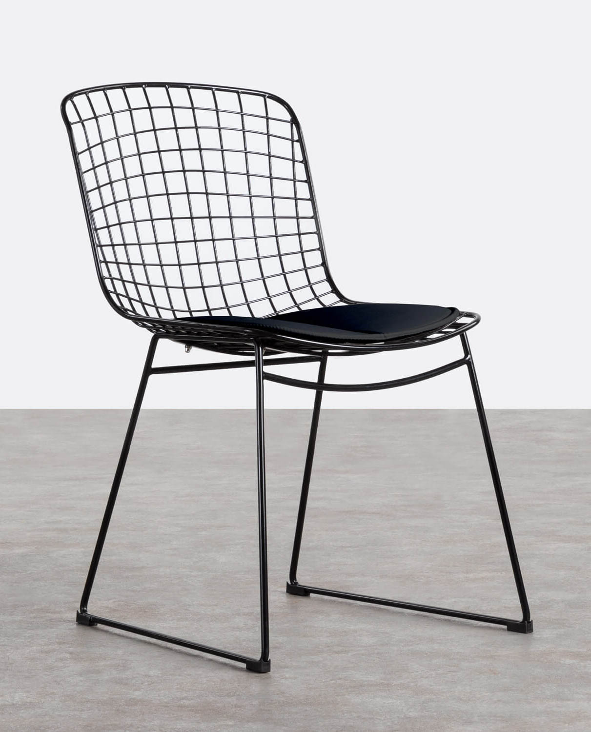Pack da 4 Sedie da Pranzo in Metallo con Schienale Alto Aras , immagine della galleria 1