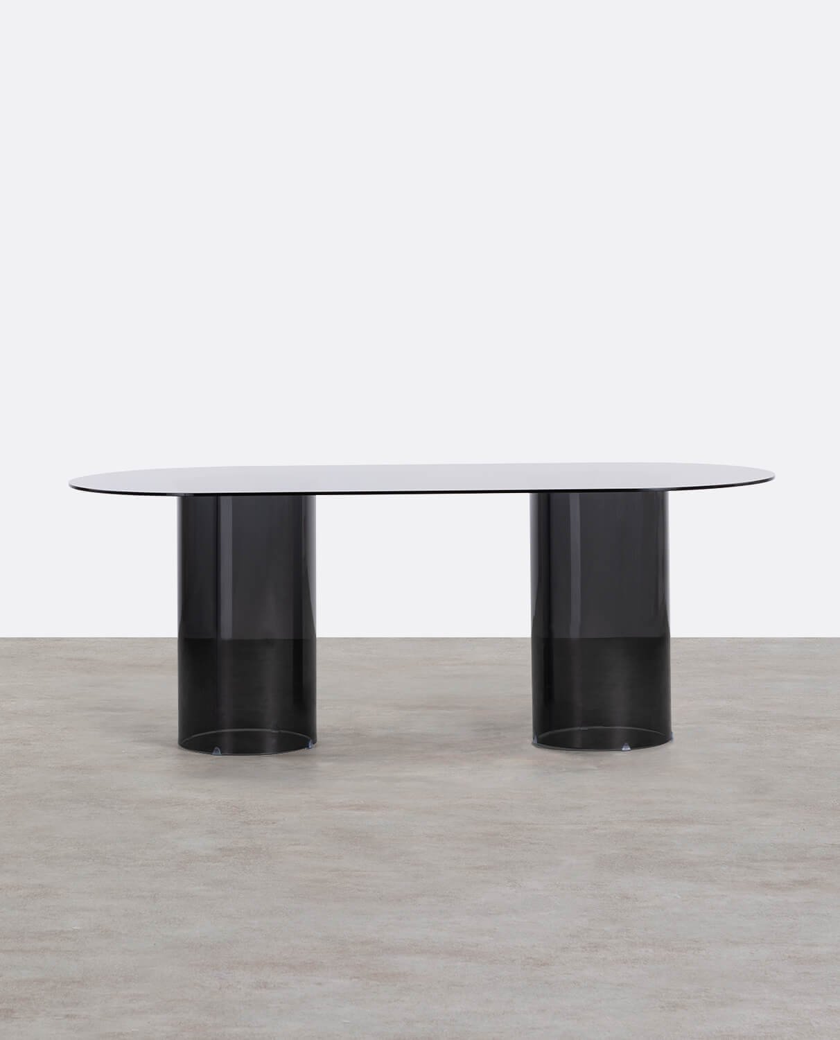Tavolo da Pranzo Ovale in Vetro Temperato  (200x90 cm) Kolu, immagine della galleria 2