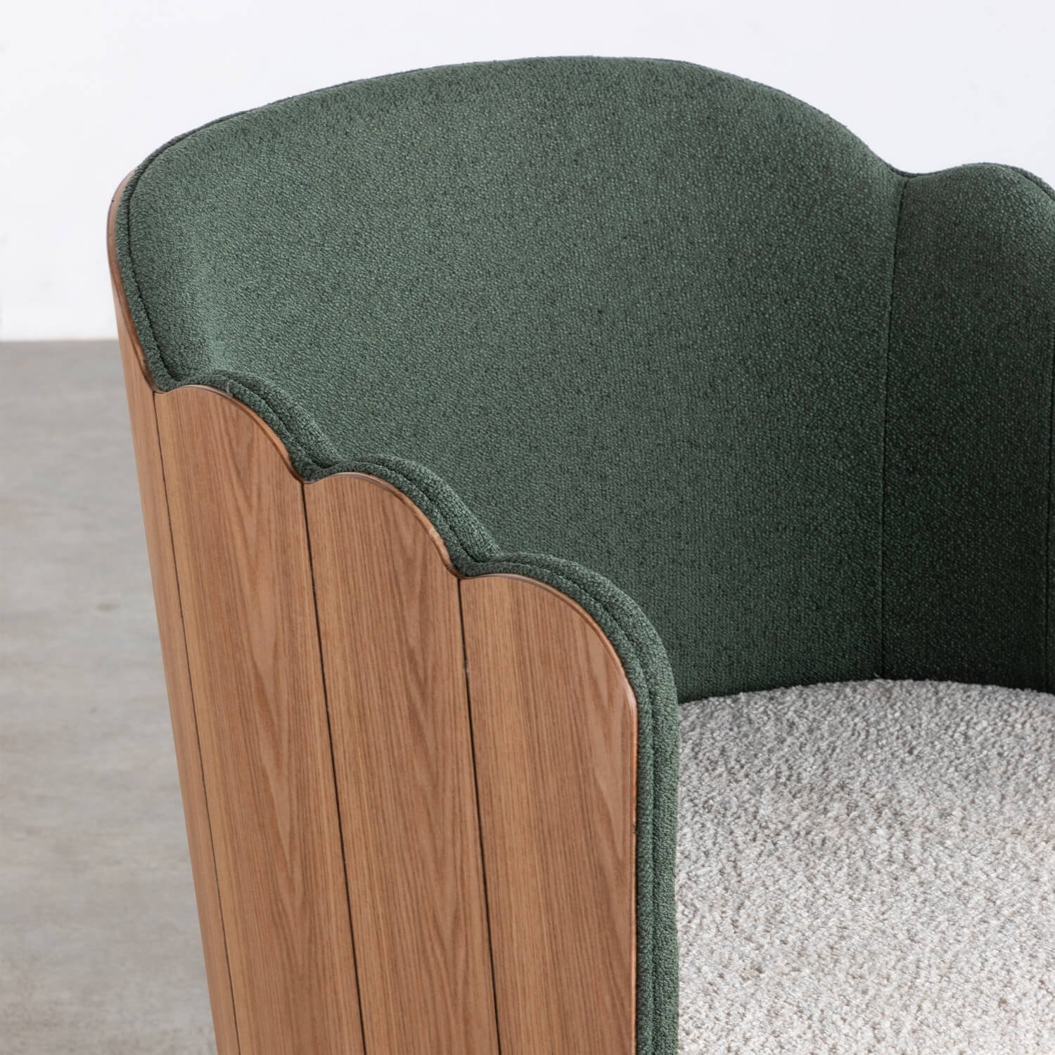 Set Tavolo da Pranzo Rettangolare in Vetro Temperato (180x90 cm) Kamil e 4 Sedie in Legno Rene, immagine della galleria 7