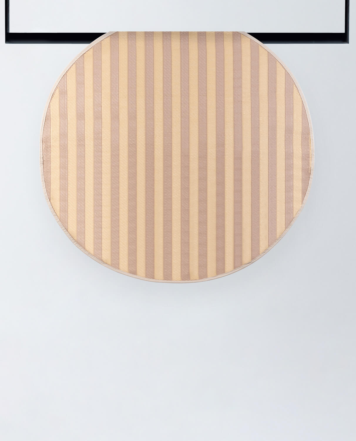 Tappeto da esterno rotondo in polipropilene (Ø149 cm) Cierzo, immagine della galleria 1