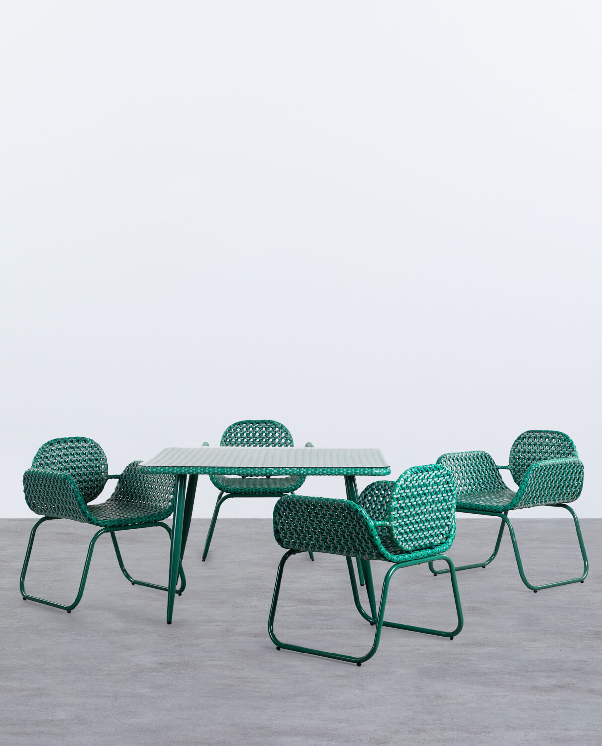 Oakland Living Sedia Da Giardino In Alluminio Con Schienale A Rosa - Elegante E Resistente Per Esterni, Finitura Bronzo - 3