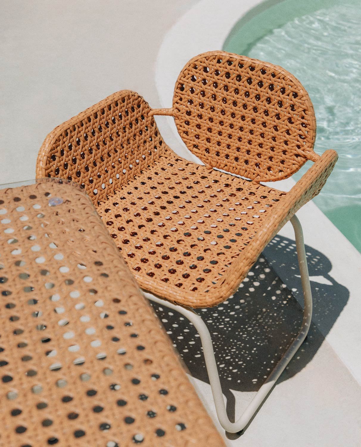 Pack 4 Sedie da Esterno in Alluminio e Rattan Sintetico con Bracciolo Roys , immagine della galleria 2