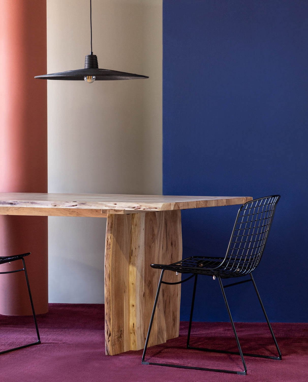 Pack 2 di Sedie da Pranzo in Metallo con Schienale Alto Aras, immagine della galleria 2