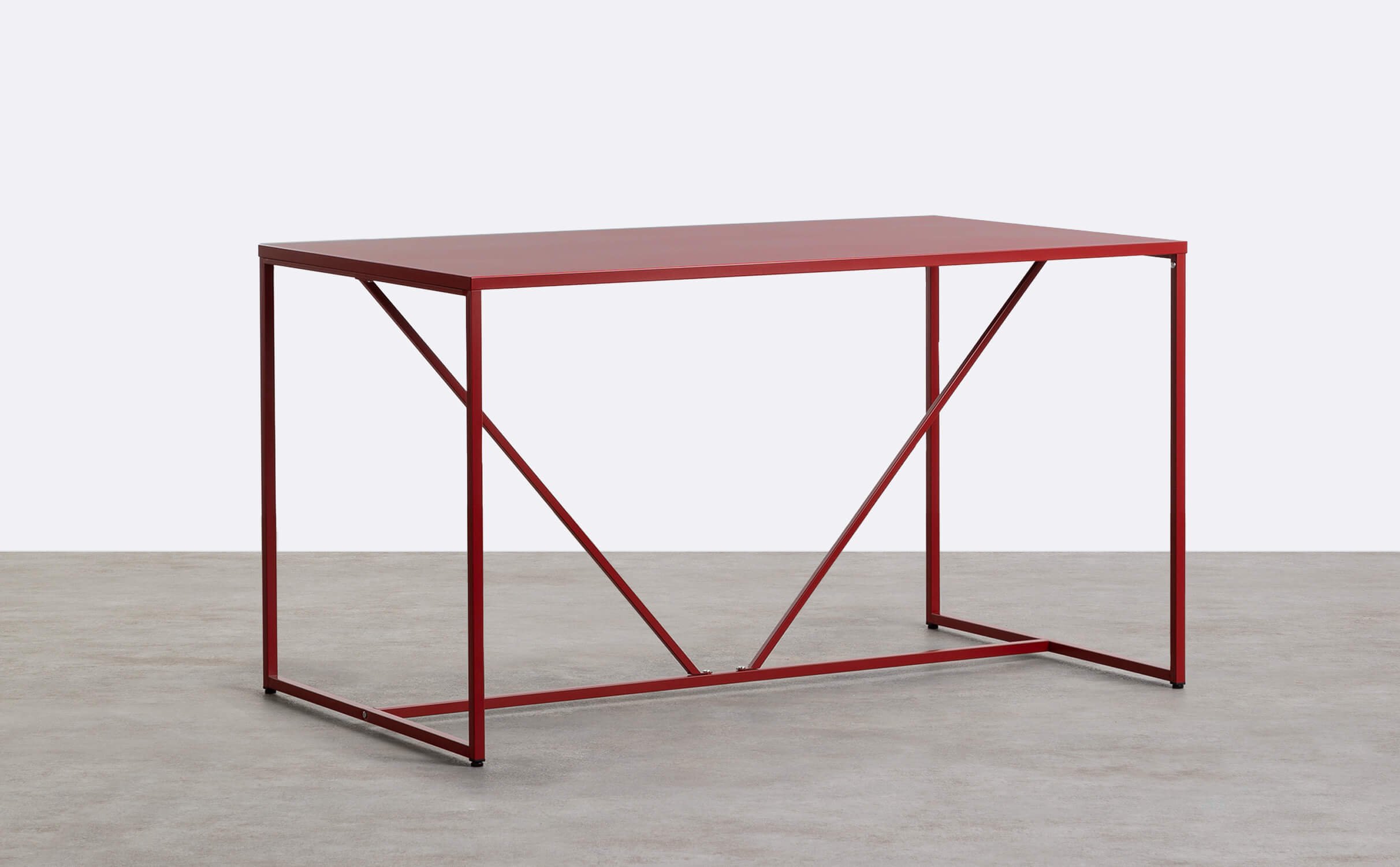 Tavolo da pranzo in acciaio laminato (78x140 cm) Ibiza, immagine della galleria 1