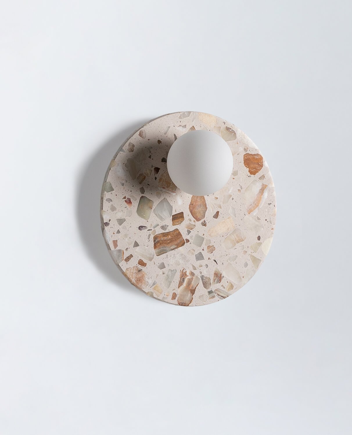 Lampada da Parete con Sfera Laterale Terrazzo Lunas, immagine della galleria 1