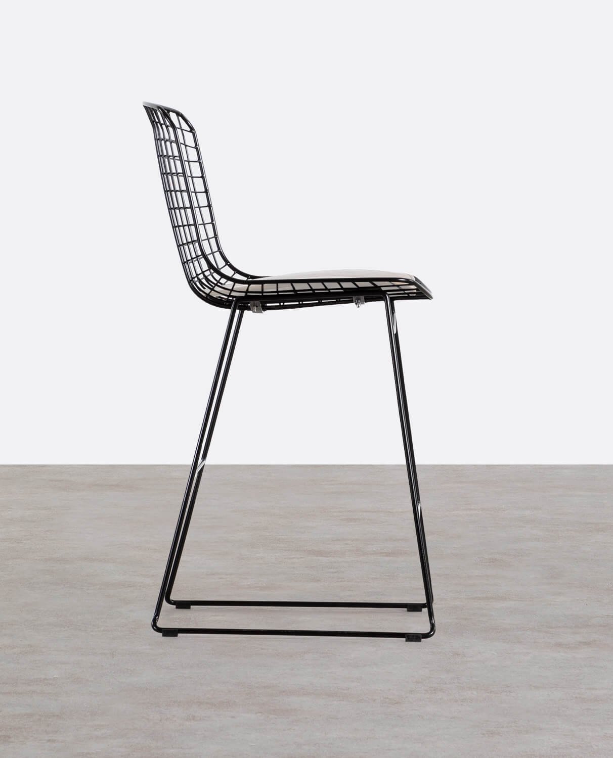 Sgabello Alto in Metallo (66 cm) Aras Schienale Alto , immagine della galleria 2