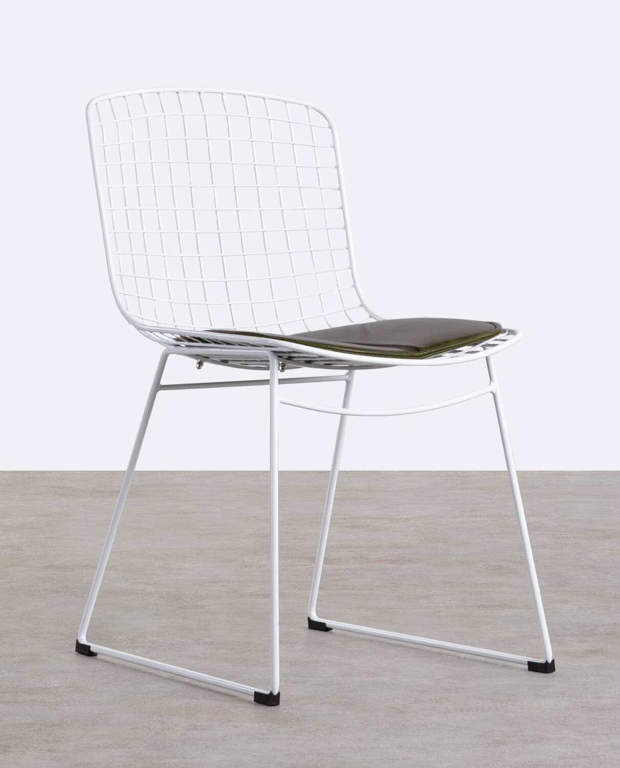 Pack da 4 Sedie da Pranzo in Metallo con Schienale Alto Aras , immagine della galleria 1
