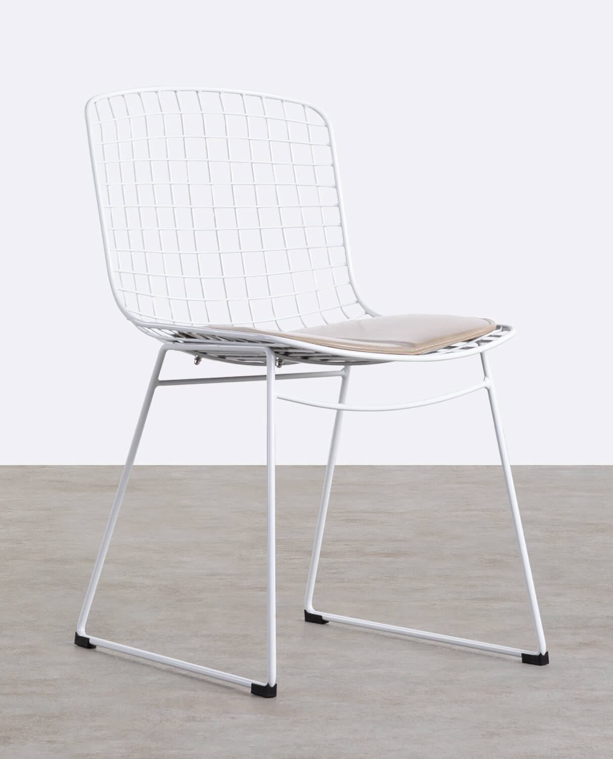 Pack da 4 Sedie da Pranzo in Metallo con Schienale Alto Aras , immagine della galleria 1