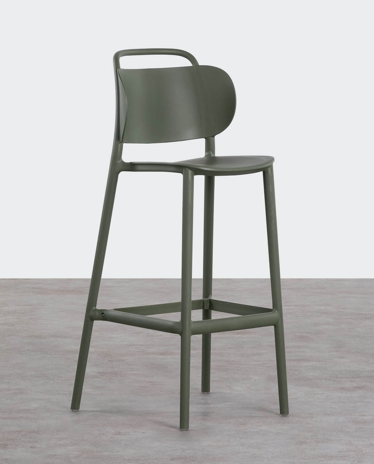 Pack 4 Sgabelli Alti in Polipropilene (77 cm) Kole , immagine della galleria 1