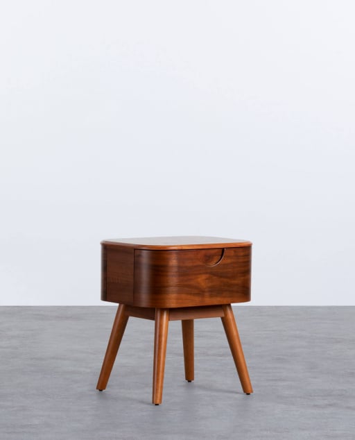 Pack 2 Comodini con Cassetto in Legno (45,5X36 cm) Tika