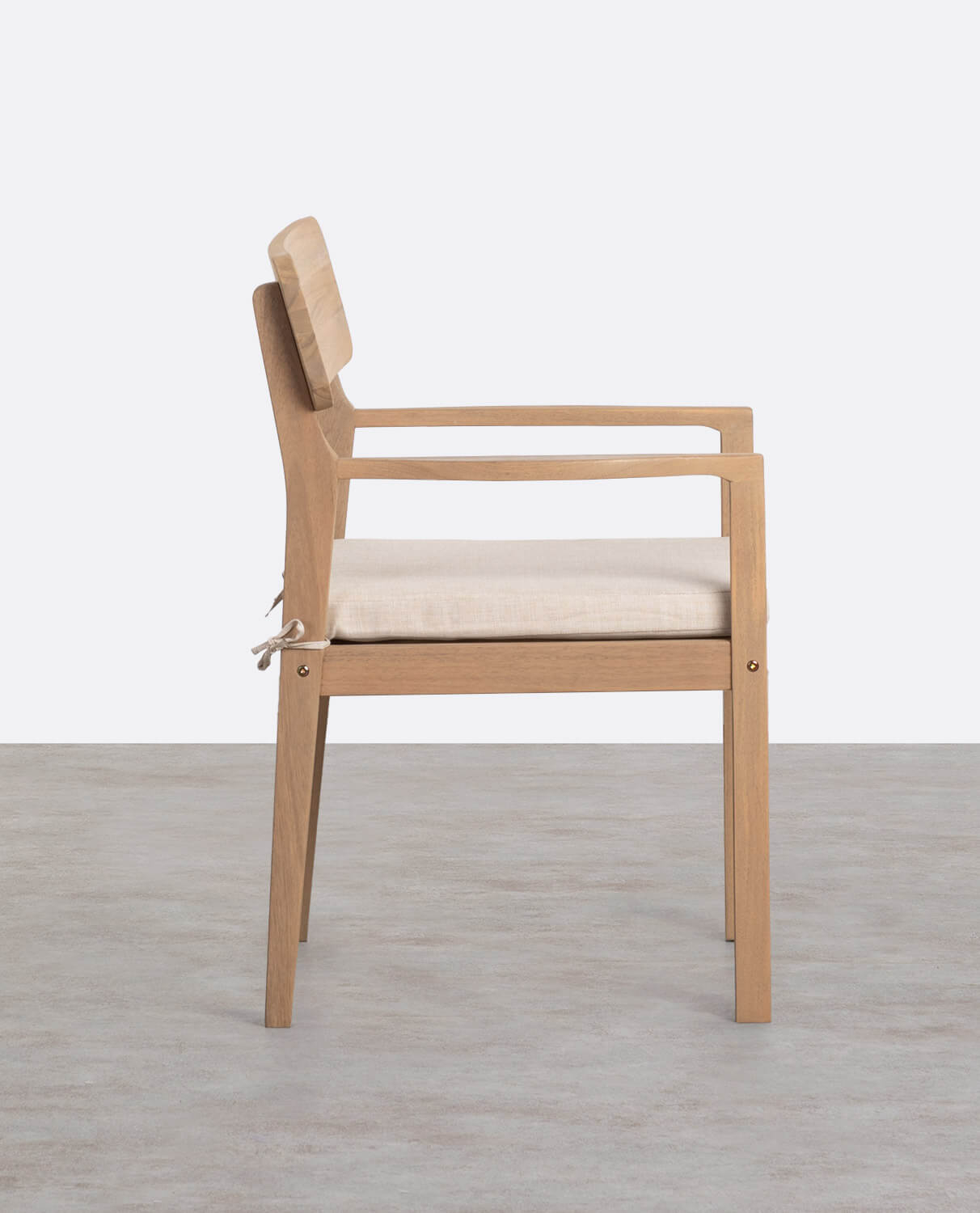 Sedia da Giardino in Legno di Acacia con Braccioli Mirla, immagine della galleria 2