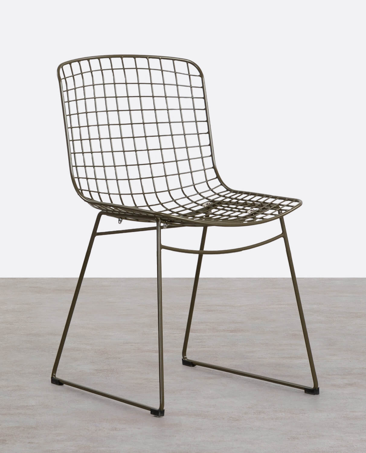 Set di 2 Sedie da Pranzo con Schienale Alto in Metallo Aras Fresh, immagine della galleria 1