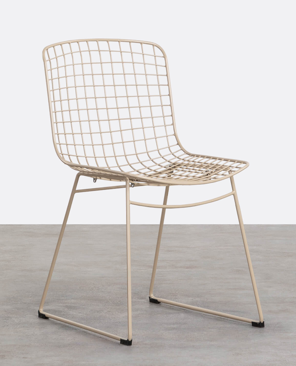 Set di 2 Sedie da Pranzo con Schienale Alto in Metallo Aras Fresh, immagine della galleria 1