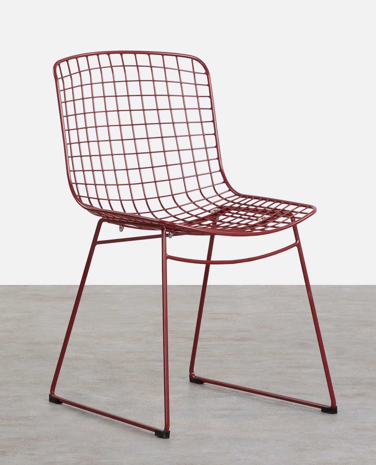 Pack 4 Sedie da Pranzo Metal con Schienale Alto Aras Fresh, immagine della galleria 1