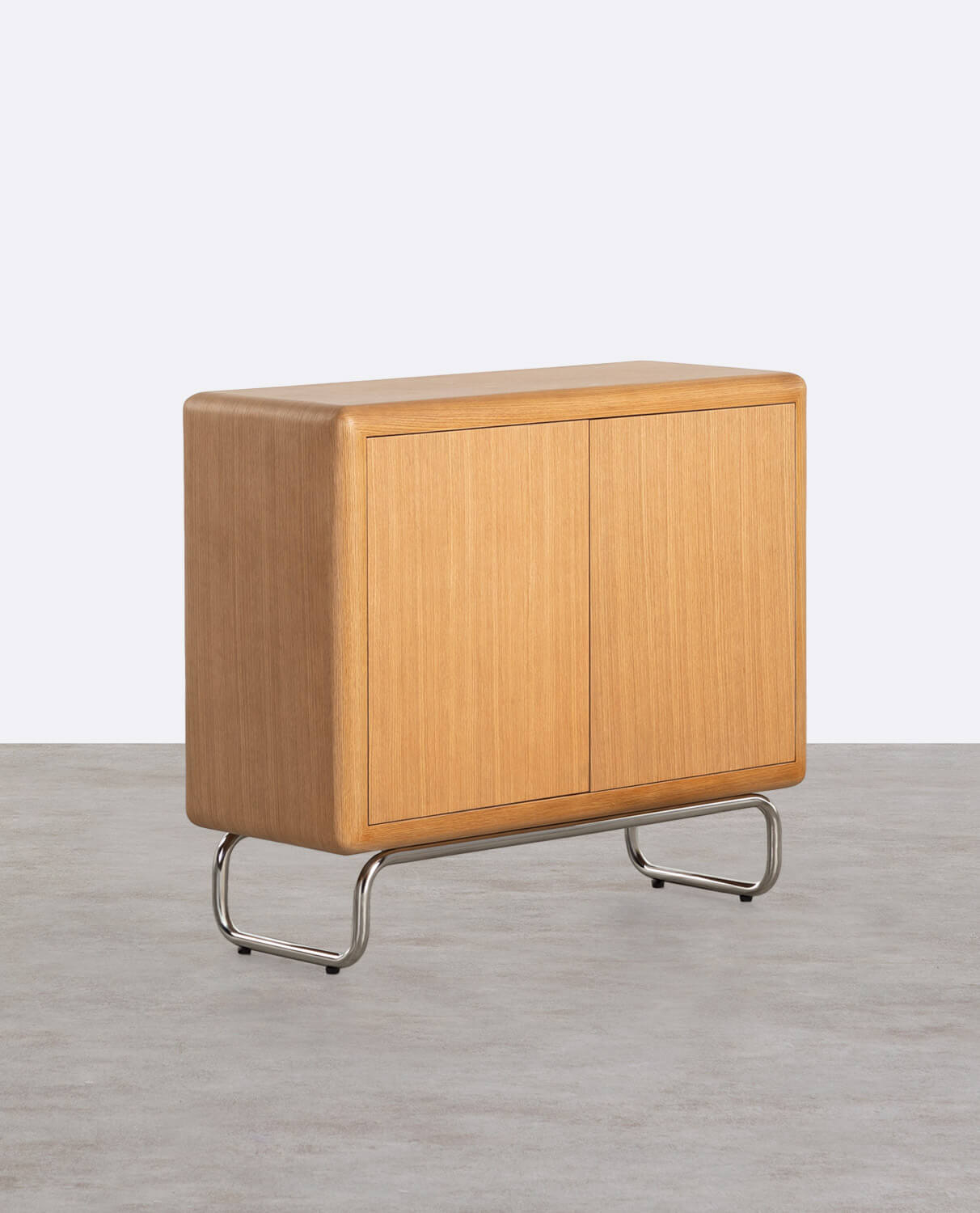 Madia Bassa con 2 Ante in Legno e Metallo Candela , immagine della galleria 1
