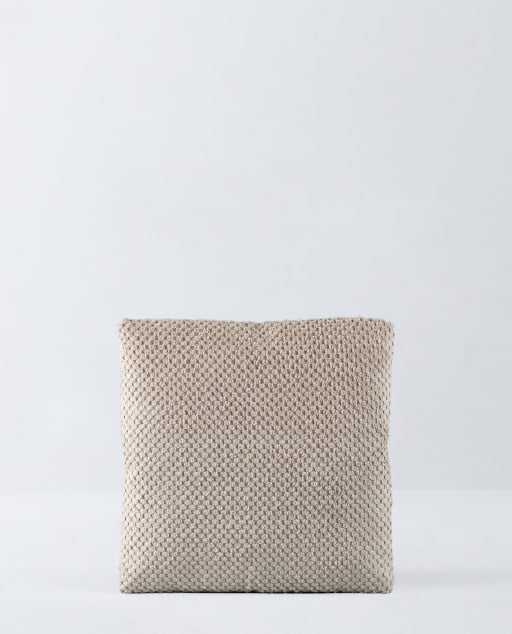 Cuscino Quadrato in Tessuto (43x43 cm) Pompons