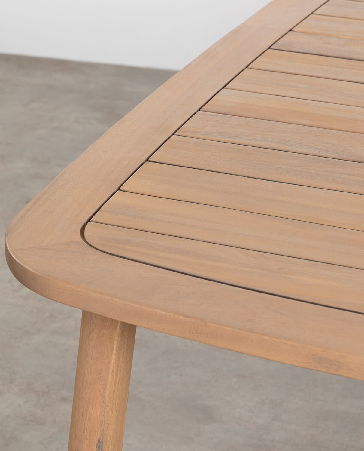 Set Tavolo da Giardino Rettangolare (180x100 cm) in Legno di Acacia e 4 Sedie con Braccioli Marla, immagine della galleria 2
