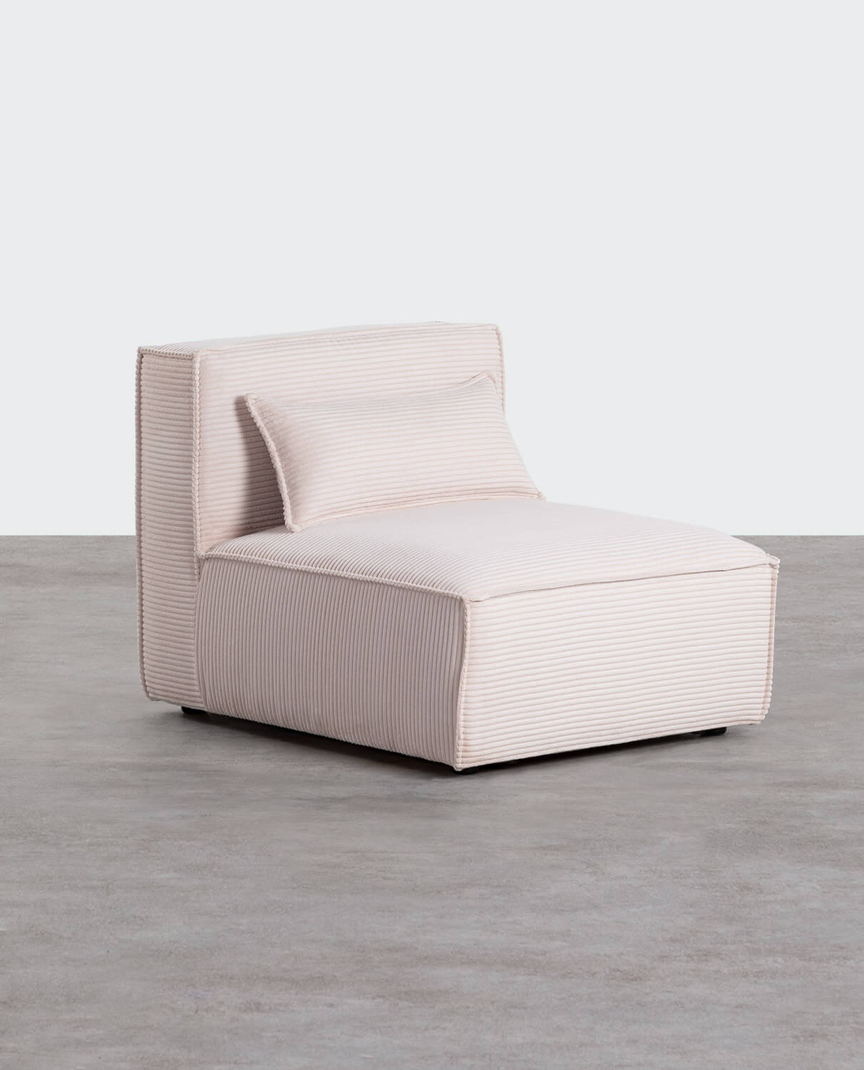 Modulo Poltrona Divano in Velluto a Coste Spesso Kilhe, immagine della galleria 1