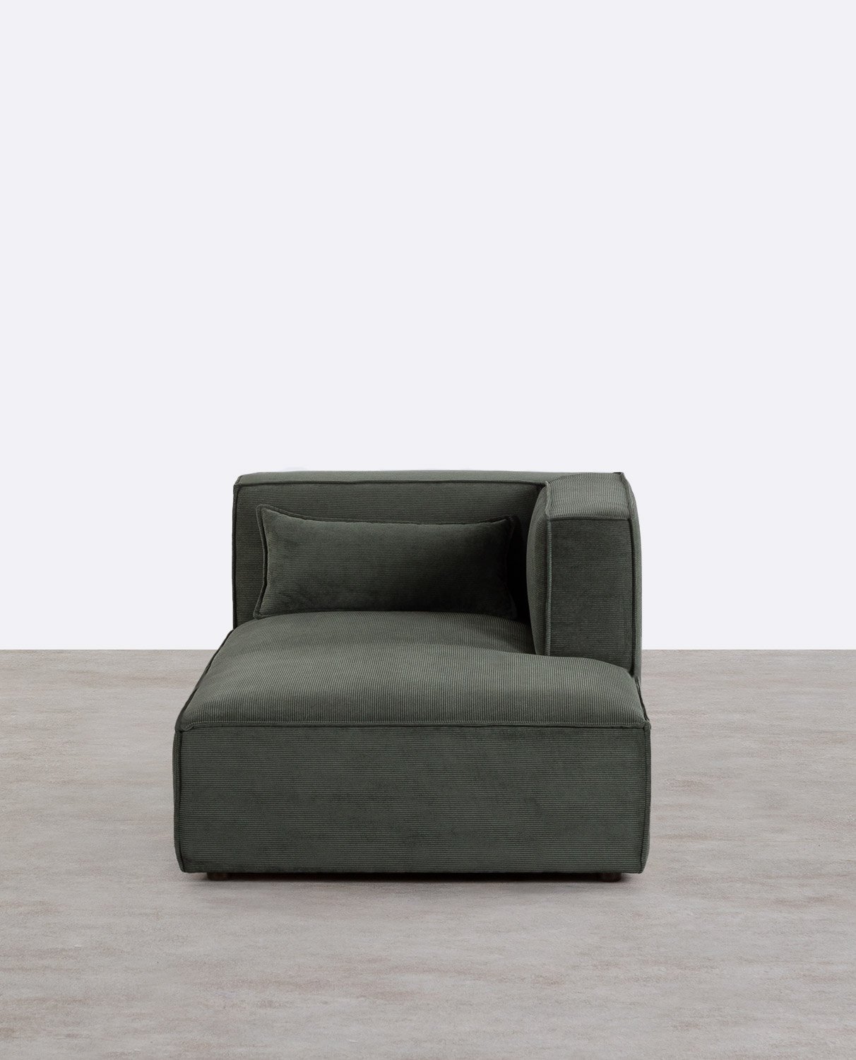 Modulo Chaise Longue destro per divano Kilhe Corduroy, immagine della galleria 2