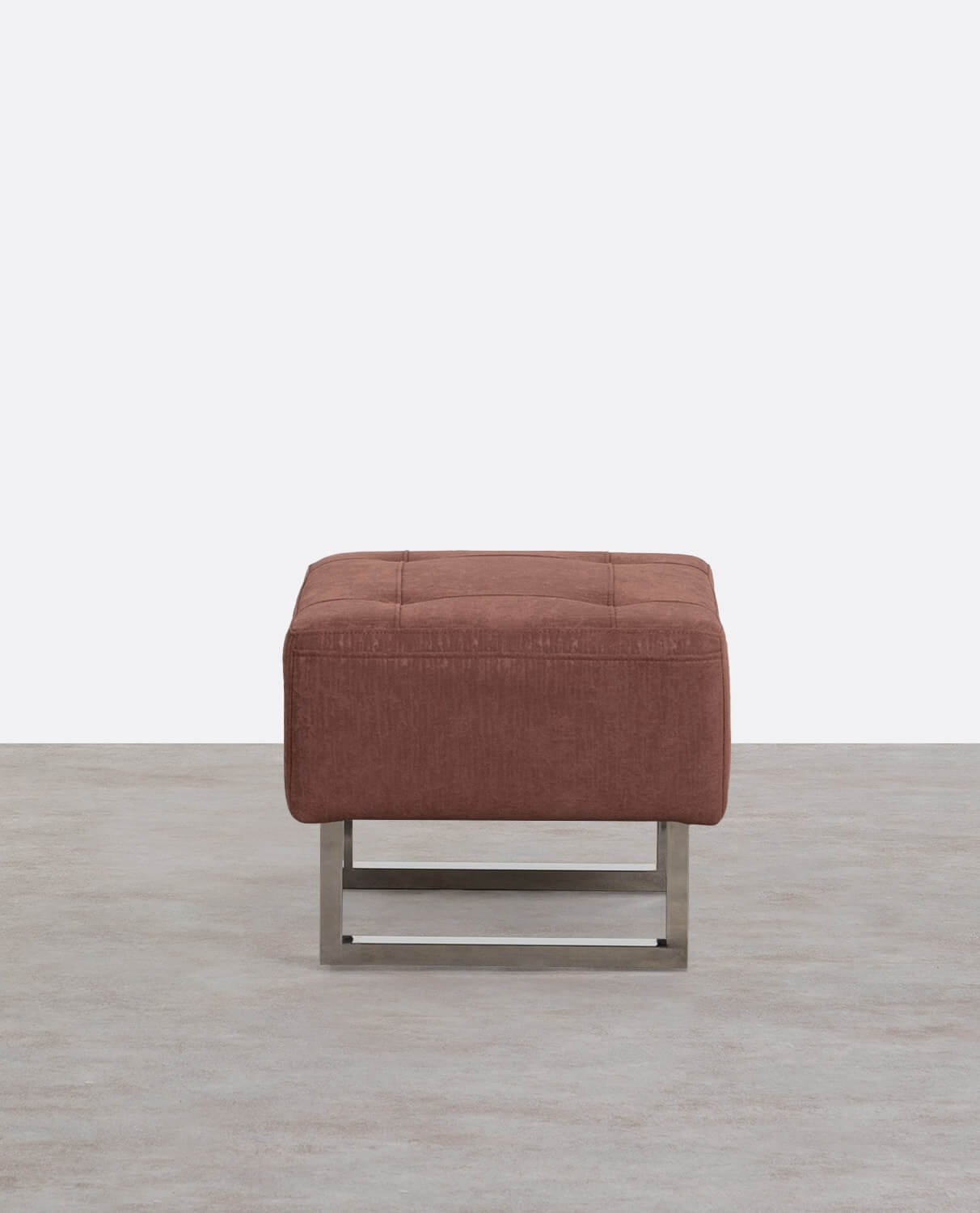 Pouf Poggiapiedi in Tessuto 70
s, immagine della galleria 2