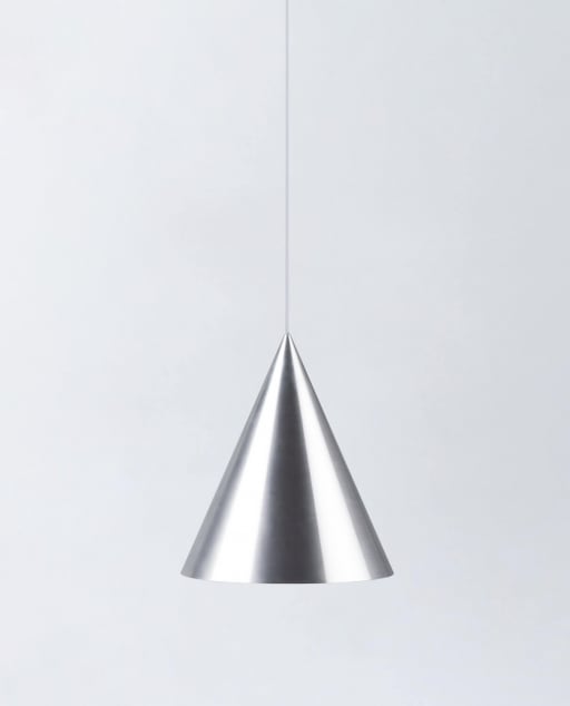 Lampada da Soffitto in Metallo (Ø40 cm) Eirlys - Alluminio Zincato