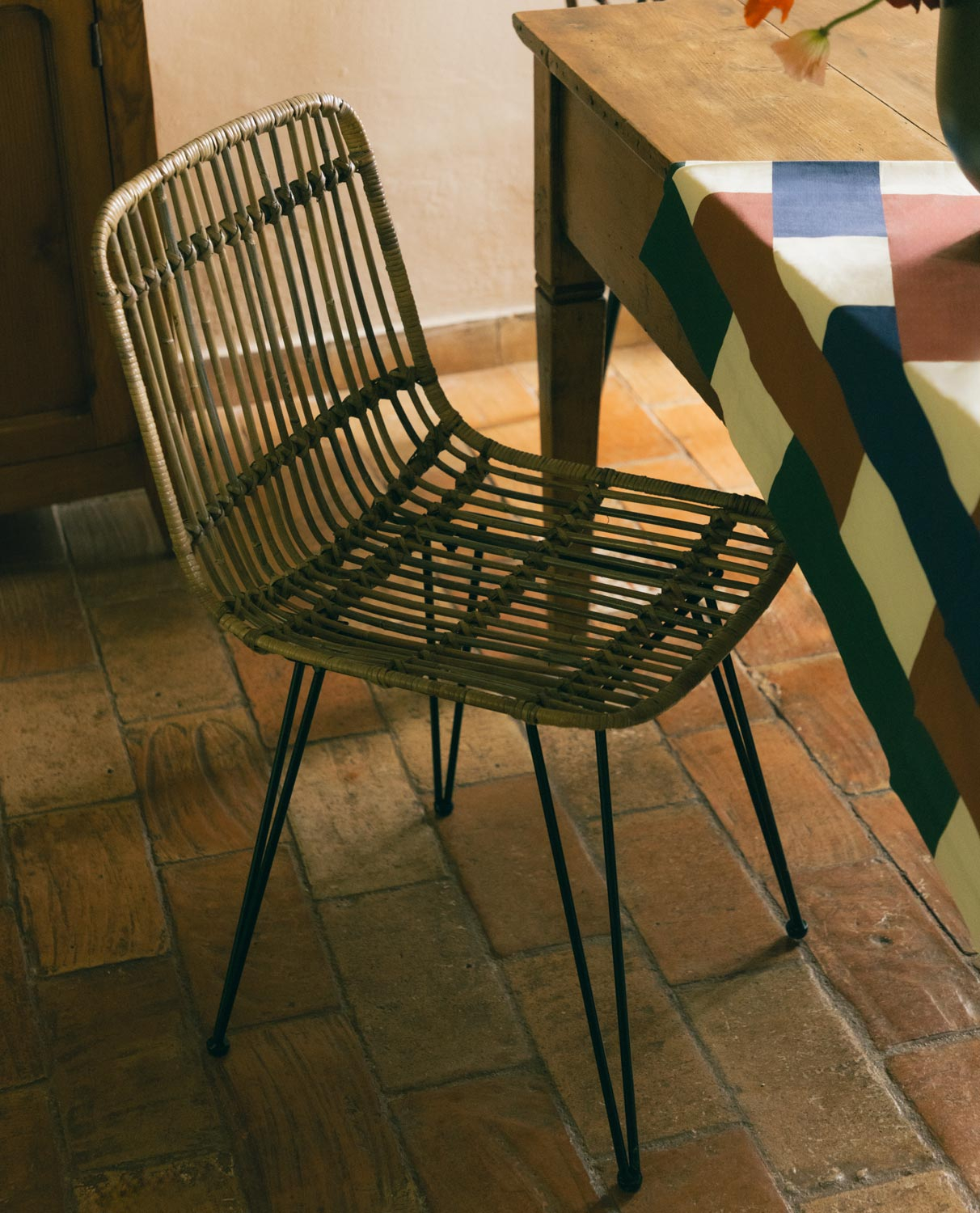 Pack di 4 Sedie da Pranzo in Rattan Naturale Nice, immagine della galleria 2