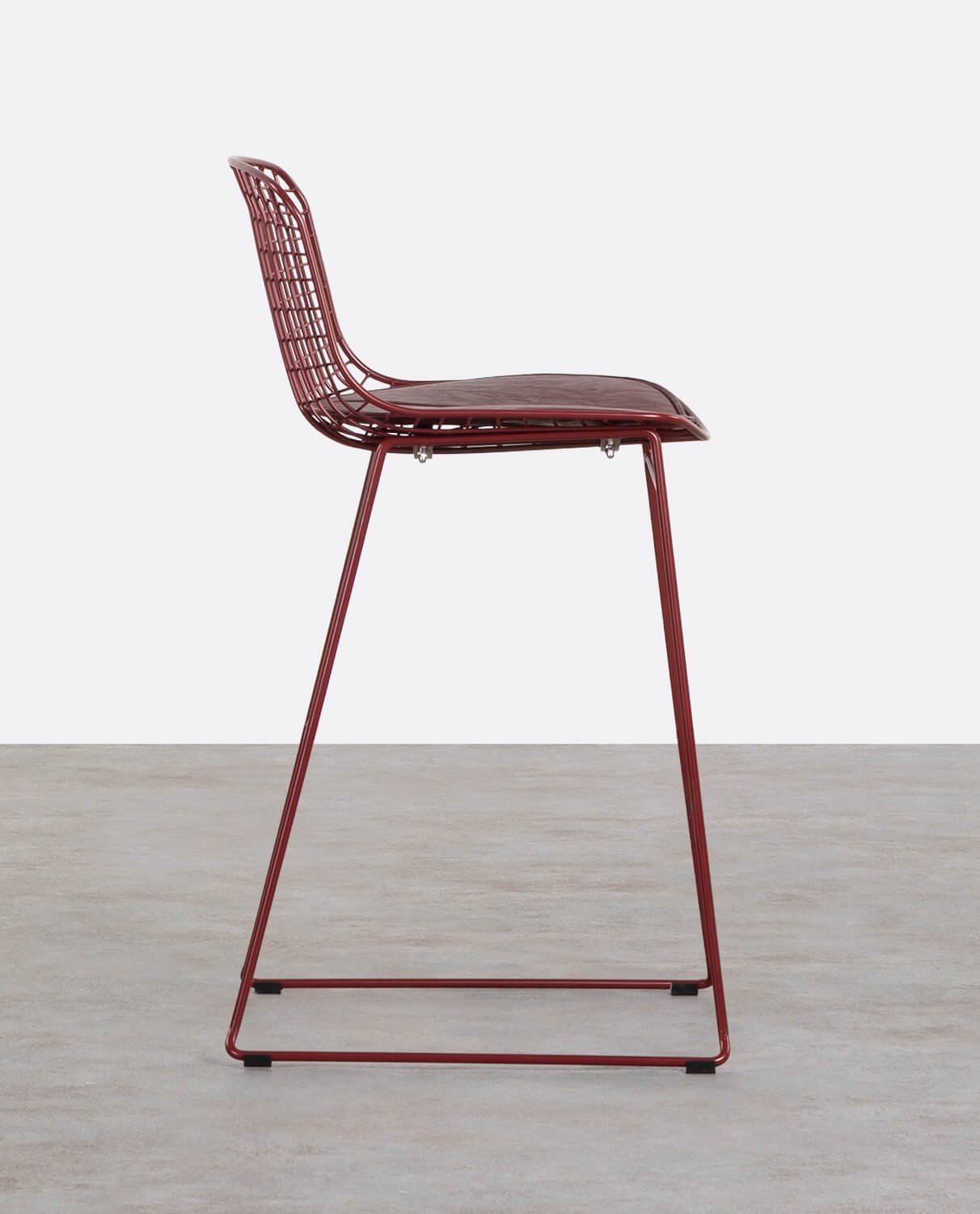 Sgabello con Schienale Basso in Metallo (66 cm) Aras Fresh, immagine della galleria 2