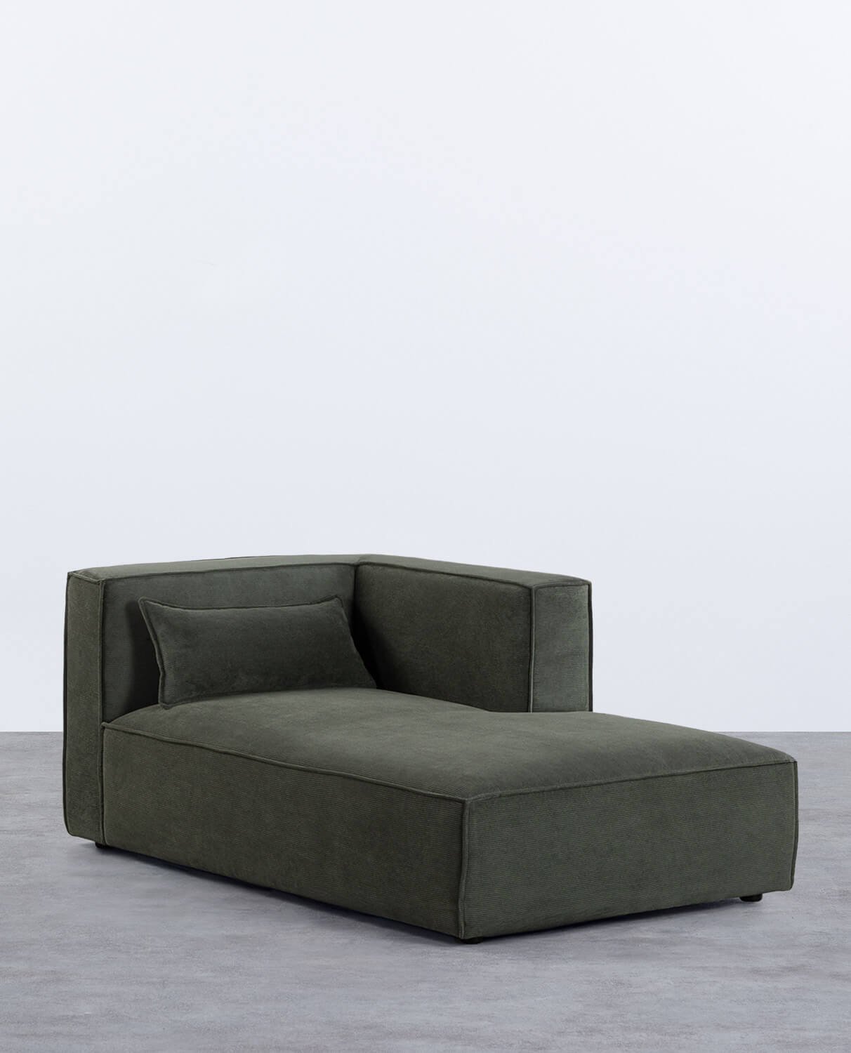 Modulo Chaise Longue destro per divano Kilhe Corduroy