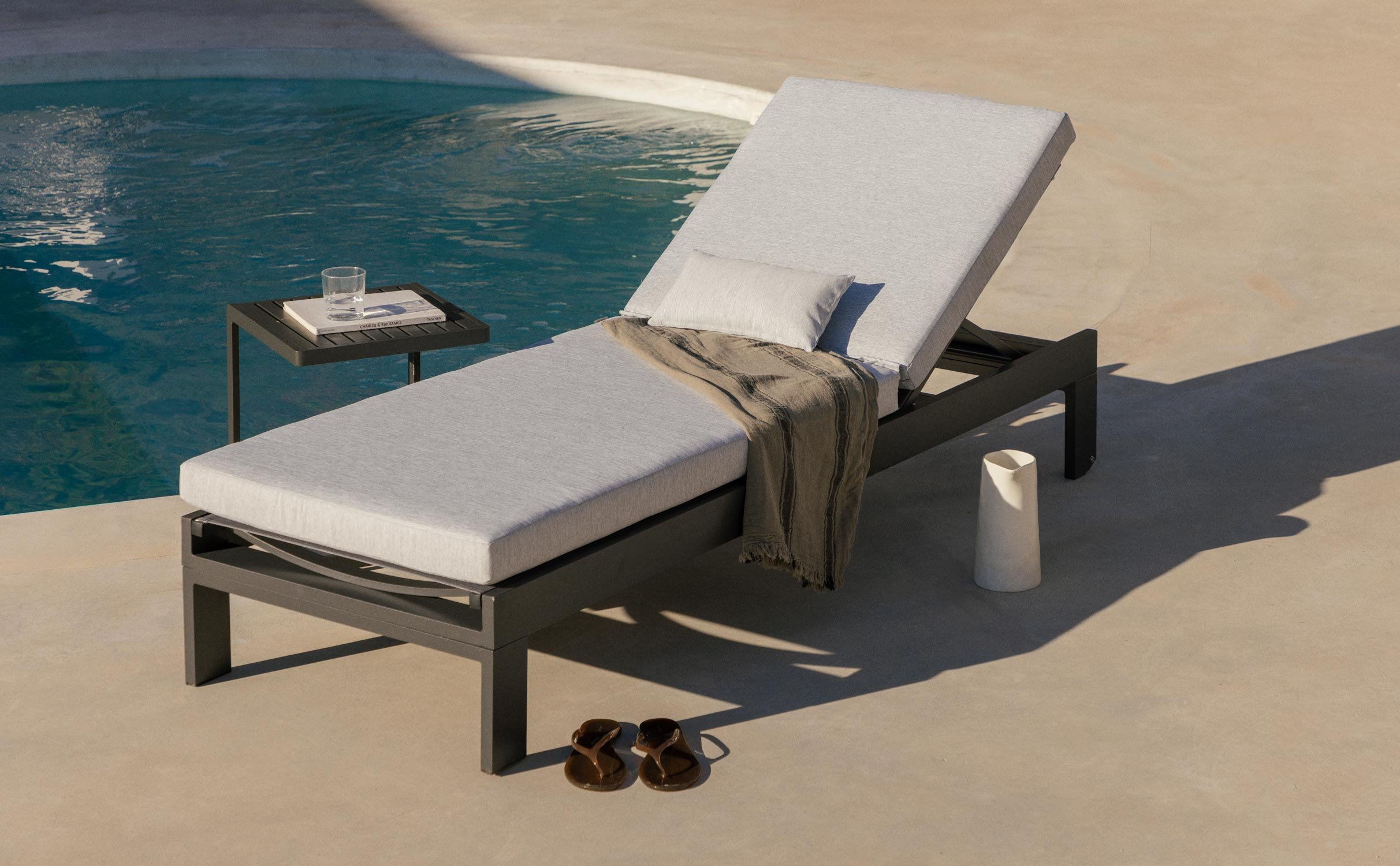 Lettino con Cuscino Sfoderabile e Cuscino Rettangolare New Kreta , immagine della galleria 1