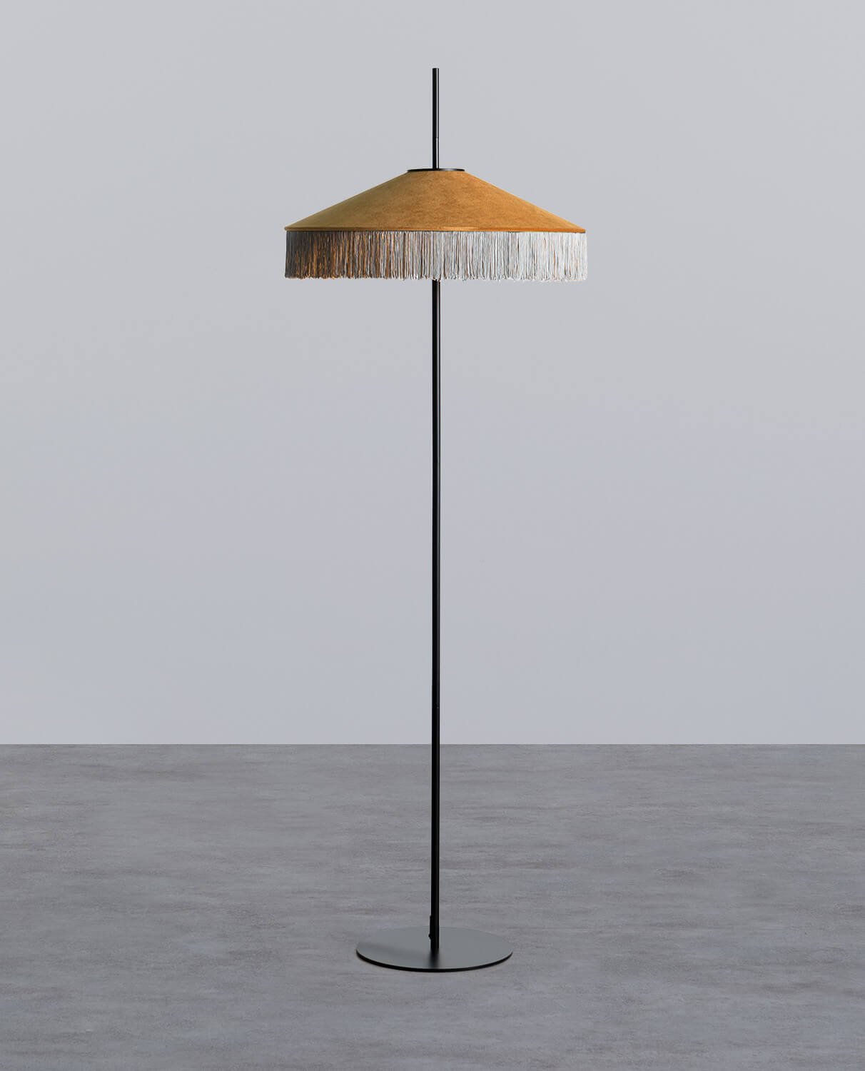 Lampada da Terra in Velluto Pendala, immagine della galleria 2