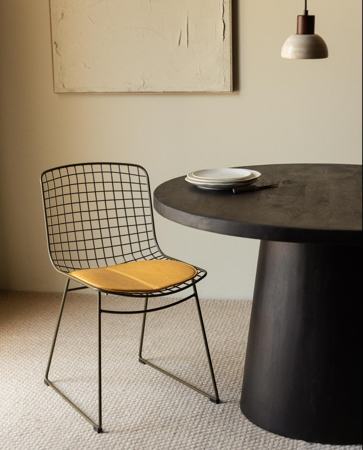 Cuscino Rettangolare in Similpelle (42,5x41 cm) per Sedia Aras, immagine della galleria 2