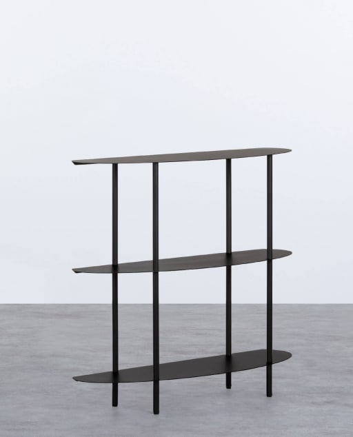 Scaffale in Metallo (81x90 cm) Idris - Nero Obsidian