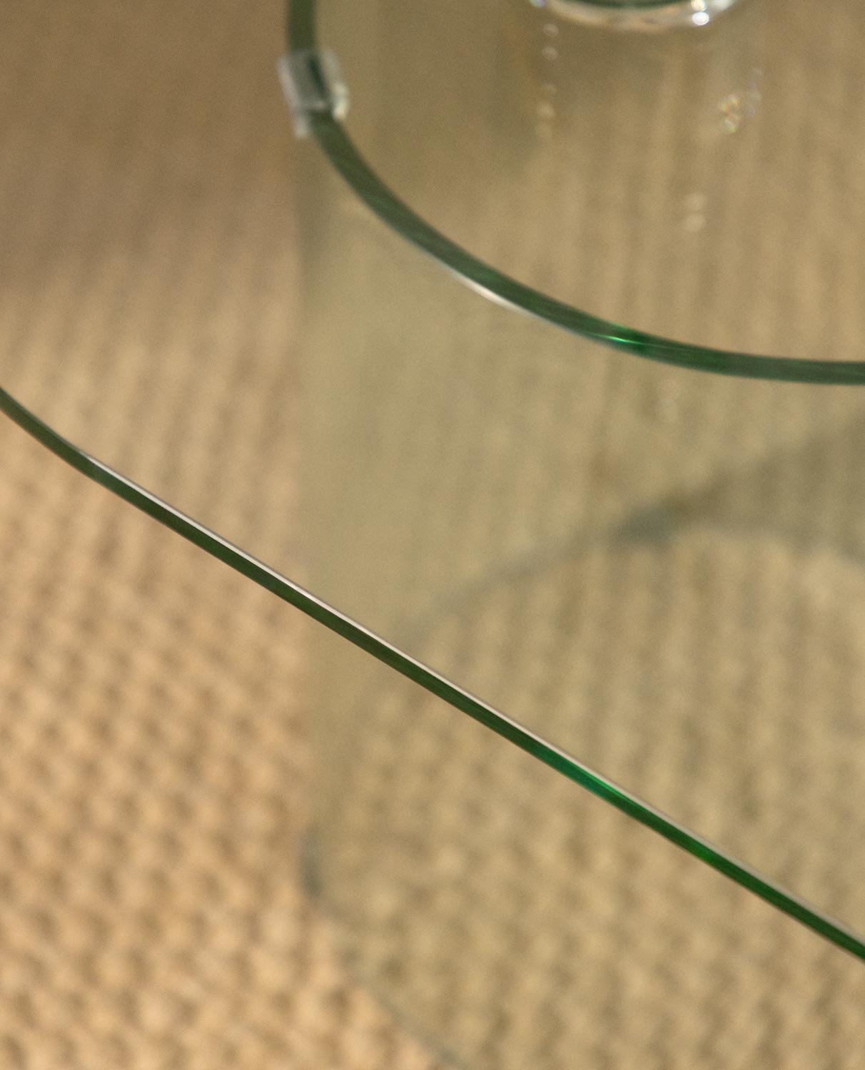 Tavolino da Caffè Ovale in Vetro Temperato (120x60 cm) Kolu, immagine della galleria 3