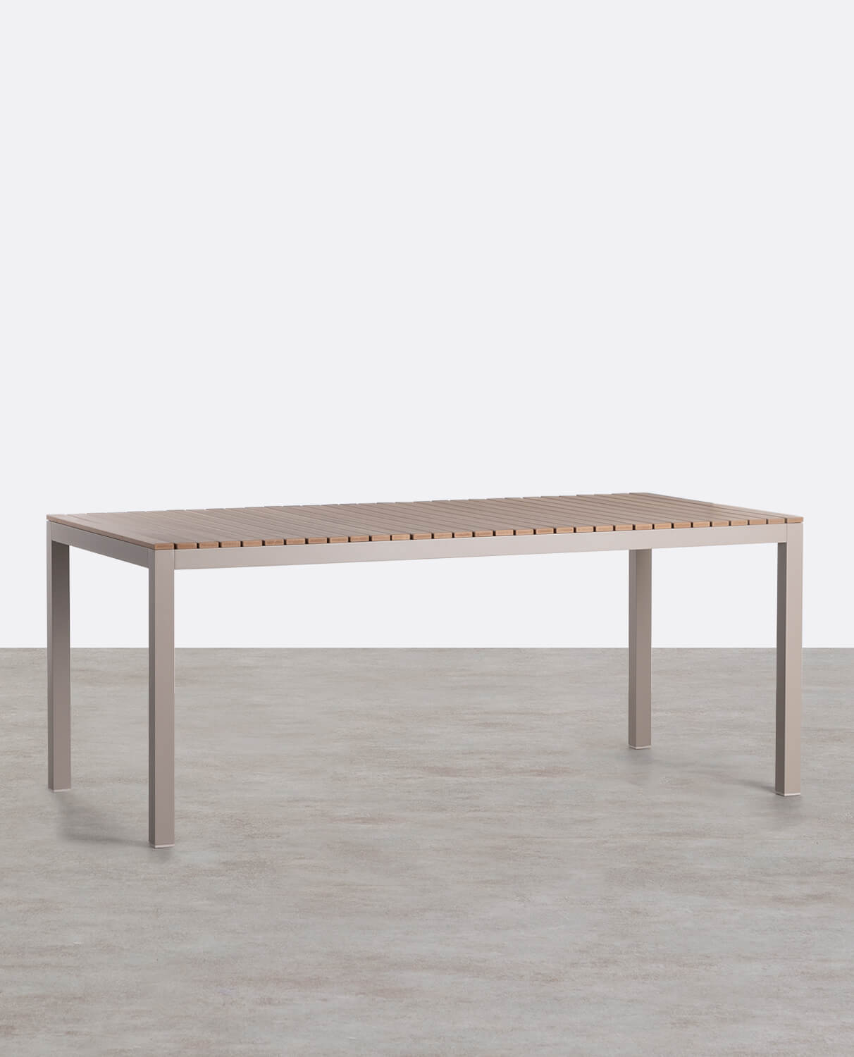 Tavolo da Esterno Rettangolare in Alluminio (180x90 cm) Korce, immagine della galleria 1