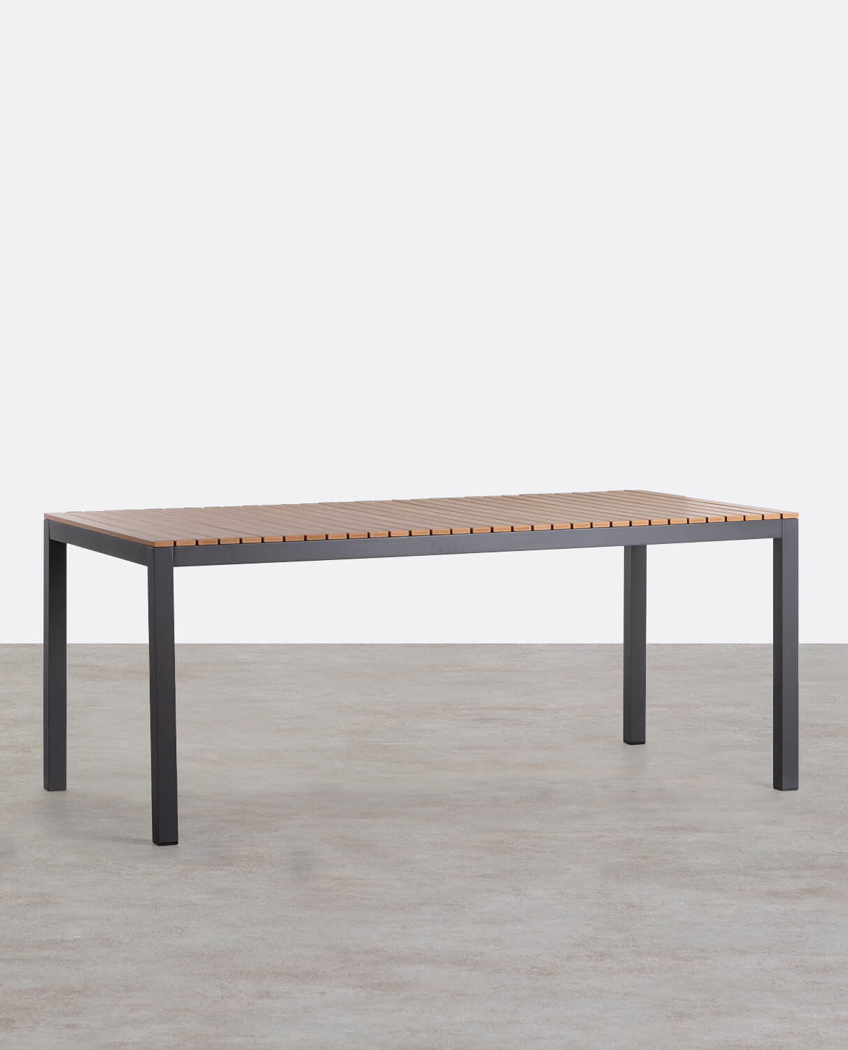 Tavolo da Esterno Rettangolare in Alluminio (180x90 cm) Korce, immagine della galleria 1