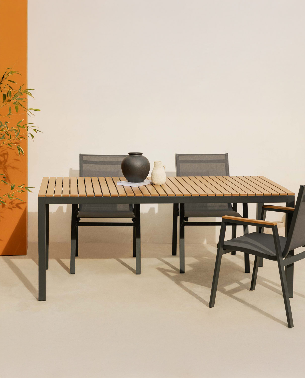 Tavolo da Esterno Rettangolare in Alluminio (180x90 cm) Korce, immagine della galleria 2