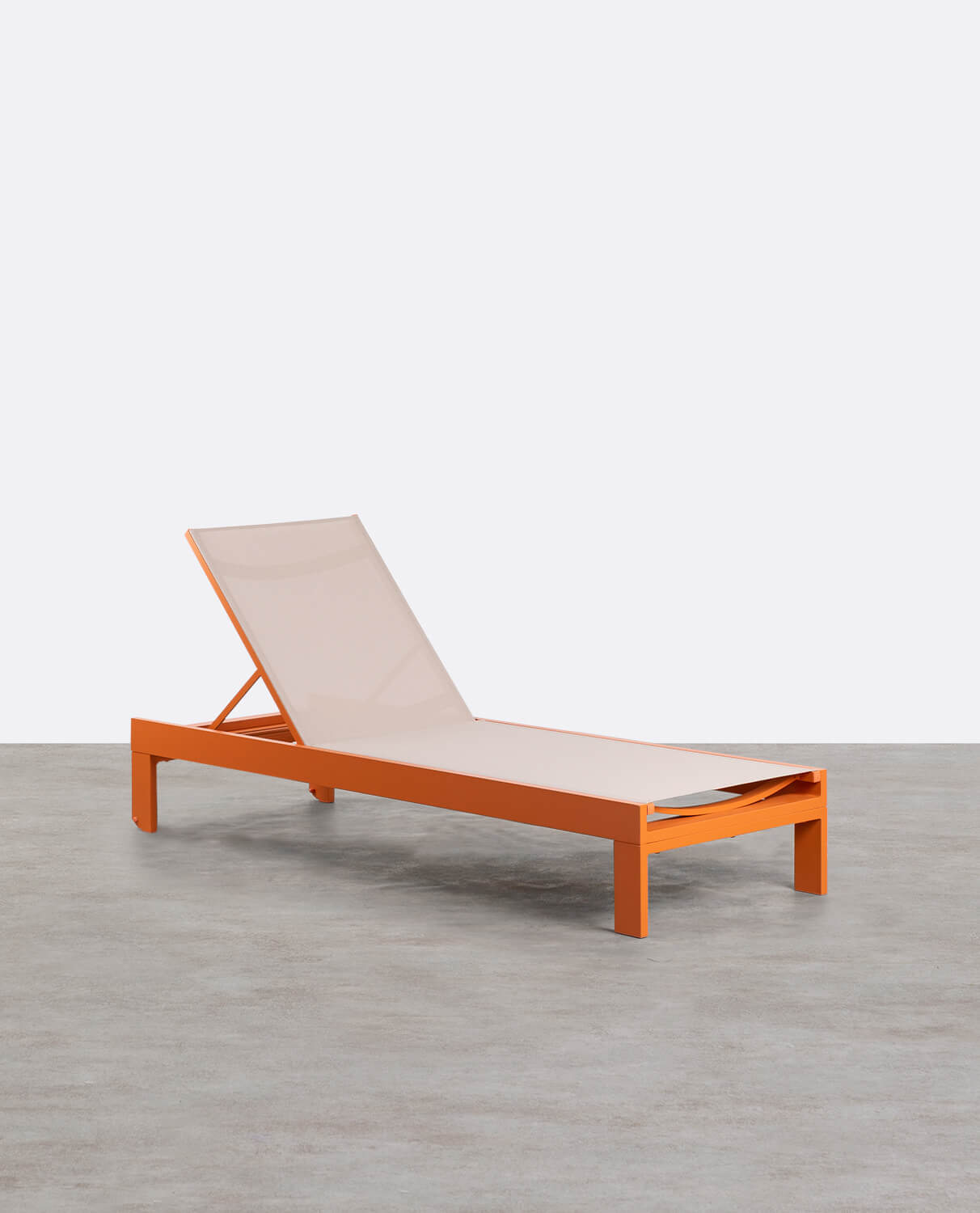 Pack da 2 Lettini Reclinabili in Tessuto e Alluminio New Kreta, immagine della galleria 1